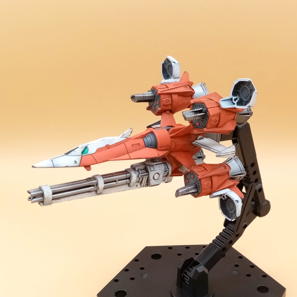 30mm 1/144 エグザビークル (小型可変機 Ver.) + ガンバレルストライカー–2枚目/制作者：@bhoylhogro