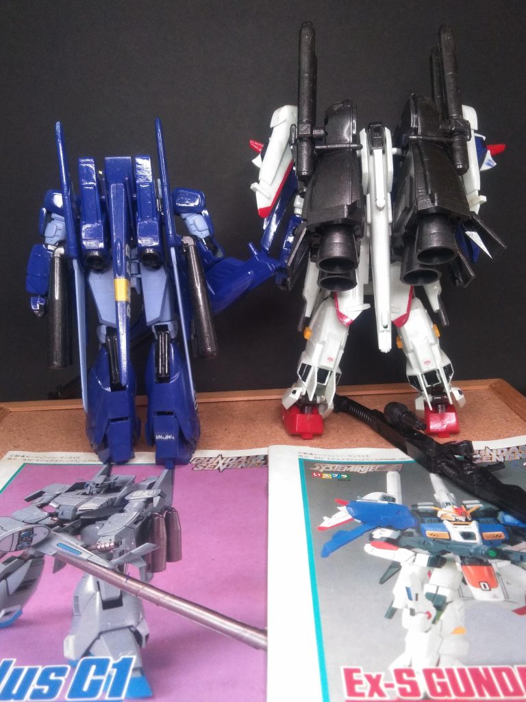 今回も『ガンダム・センチネル』キットでイッテみます 😊我が家の『マウンテンサイクル』より発掘した『α 任務部隊』所属機『旧キット 1/144 &nbsp;ゼータプラス C1 型』同じく『旧キット 1/144 Ex－S ガンダム』を＂なんちゃって＂ではアリますが《《《リビルド》》》を実行しました 😋