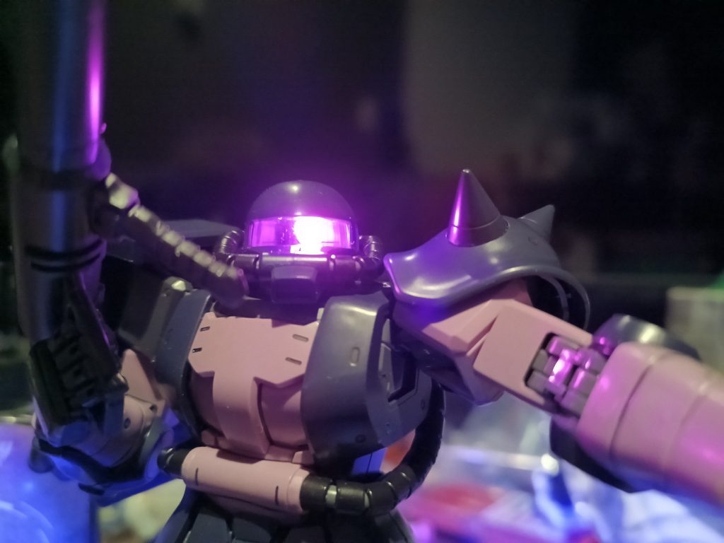 MG ザクⅡ黒い三連星仕様 LED組込み