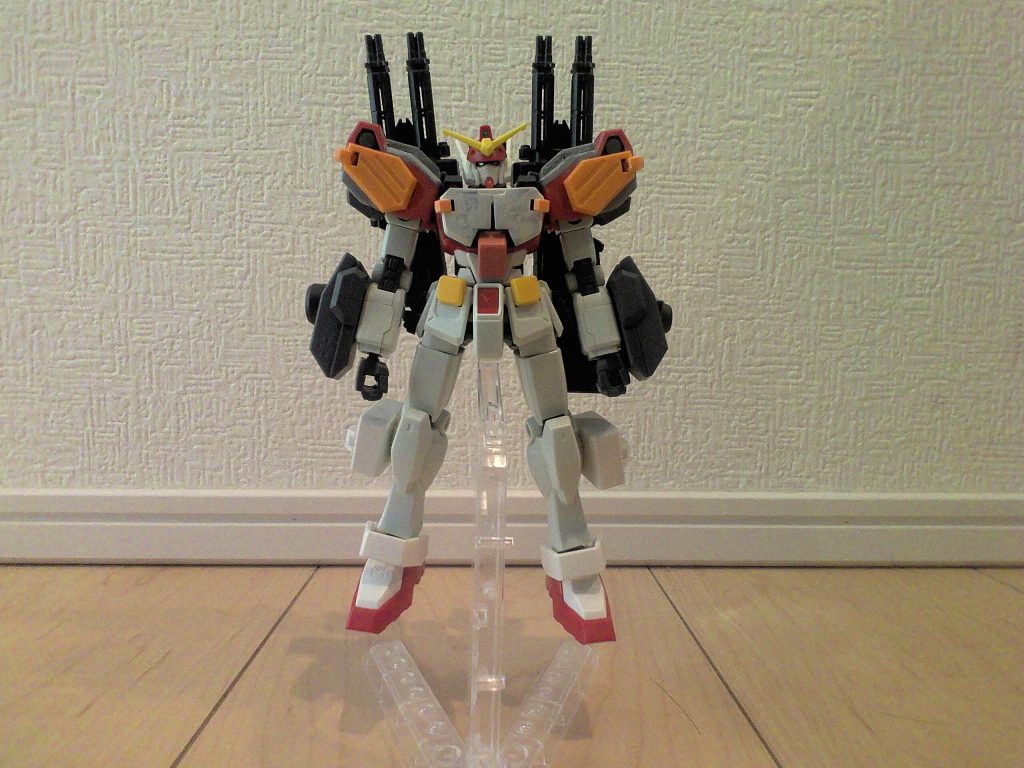 作品名：ガンダムヘビーアームズN:EW改+ミサイルポッドビット<p>なんとか完成しました。hgでTV版とEW版の魅力がどちらもつまったヘビーアームズを目指しました。モリモリオプション装備付きです！</p>
