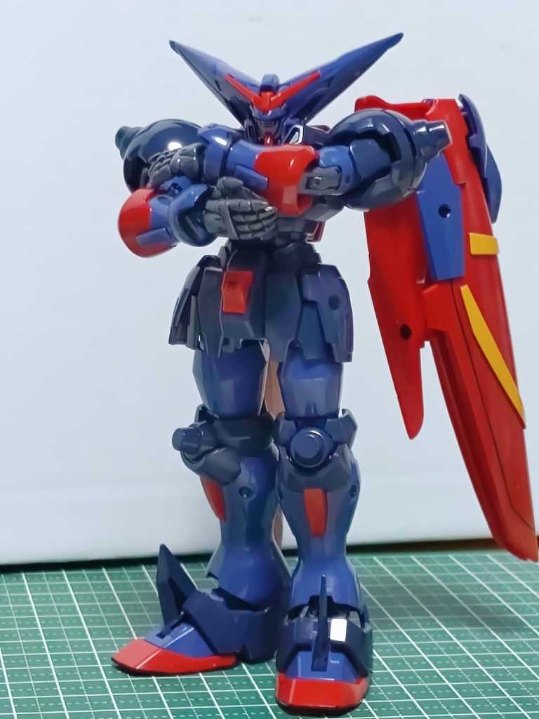 こだわりポイントは合わせ目消しです塗装なしでキレイに合わせ目消しができたのでこだわりポイントです。馬は○○○ガンダムを制作をした時に投稿します。