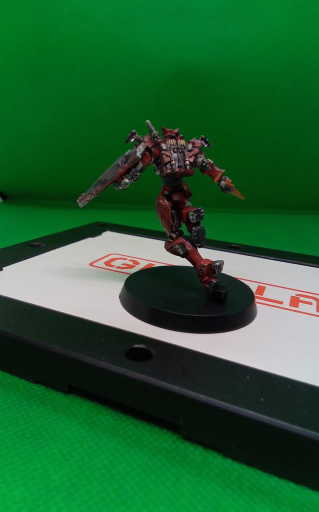 背中ランドセルの設定がわからなかったので自己流アーティファクトに比べて塗装の難易度が低いのは助かります