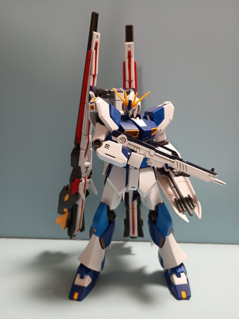 ＥＧの改造だしサクッと作れるだろうと考えて作り始めましたが・・・そんなことはなった！(; ･`д･´)まぁ紆余曲折はありましたが完成しましたのでひとしおです(*´▽｀*)ところでℤⅡとかのイメージでμ-Ⅱと名付けましたが、どうしても響きから逆襲しそうなナンバー１５０のポケットなモンスターのあいつが脳内にチラつきます(; ･`д･´)