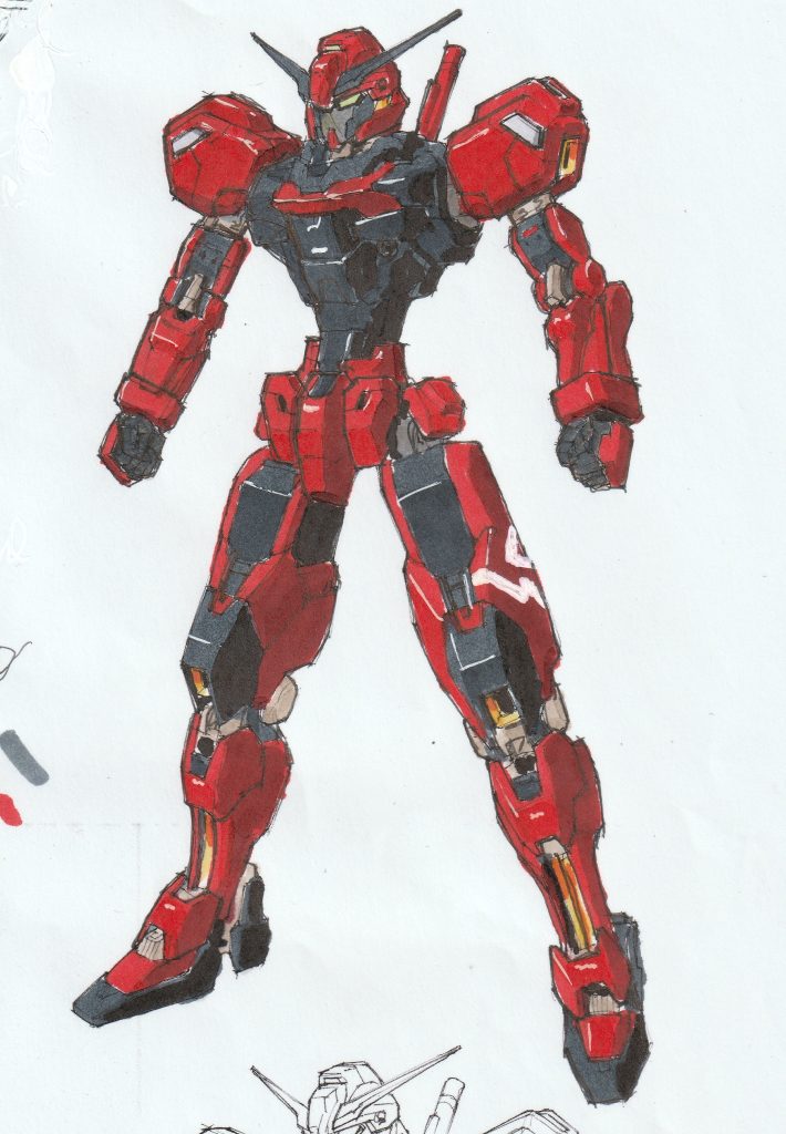 配色案のスケッチ