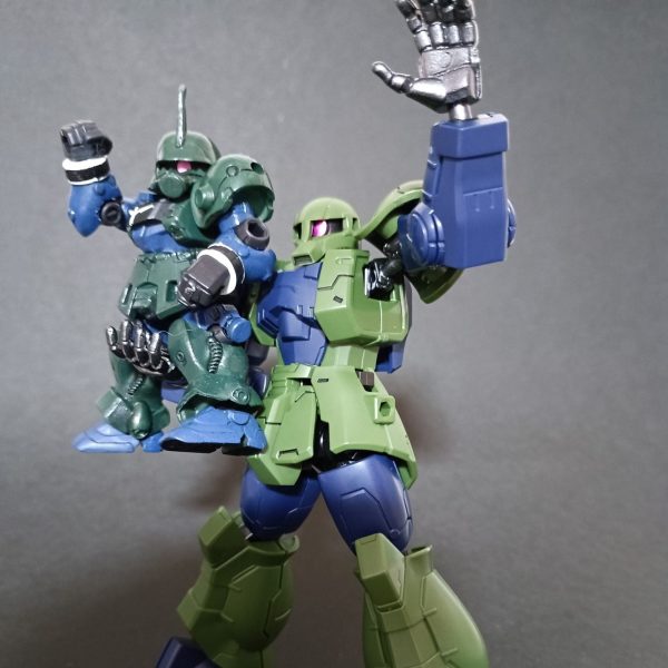 ギラ・ズール　旧ザク風塗装