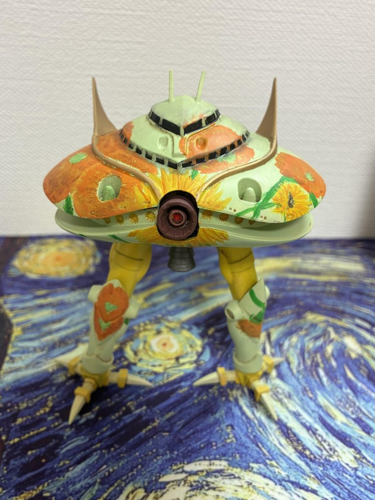 本体改造は各間接にボルアムを移植して後ハメ＆塗装しやすくした程度🌻