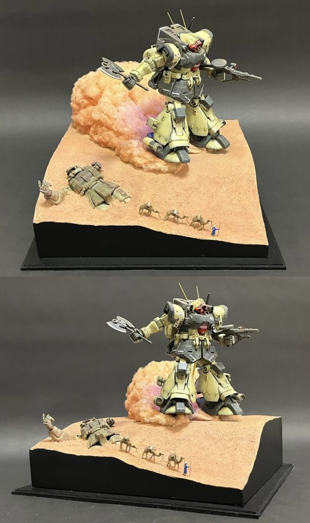 ジオラマ正面全景です。