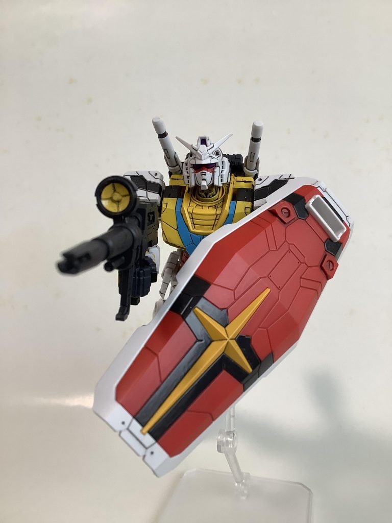 白い部分はほぼ整形色に半艶仕上げ