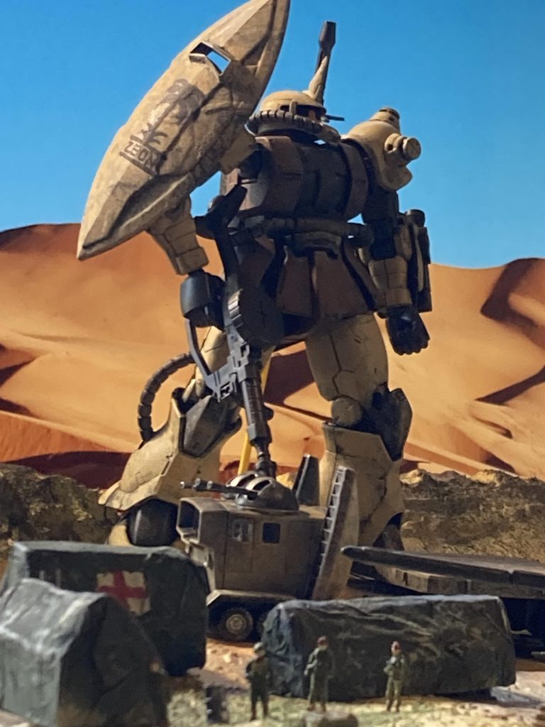 シールドには、やはりアフリカ戦線マークです。