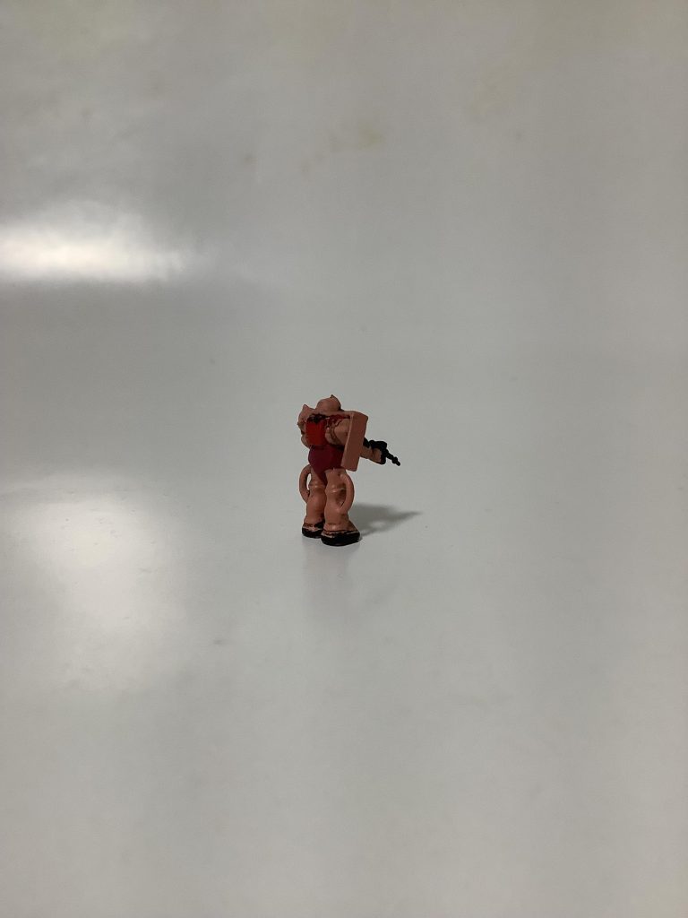 水性塗料筆塗りです