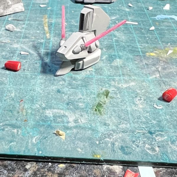 HGのシルヴァバレトからMark Vぽい物を作っています。頭だけ出来上がりました。完全再現は私の腕じゃ不可能なので、あくまでぽい物です（笑）(gandam2)（3枚目）