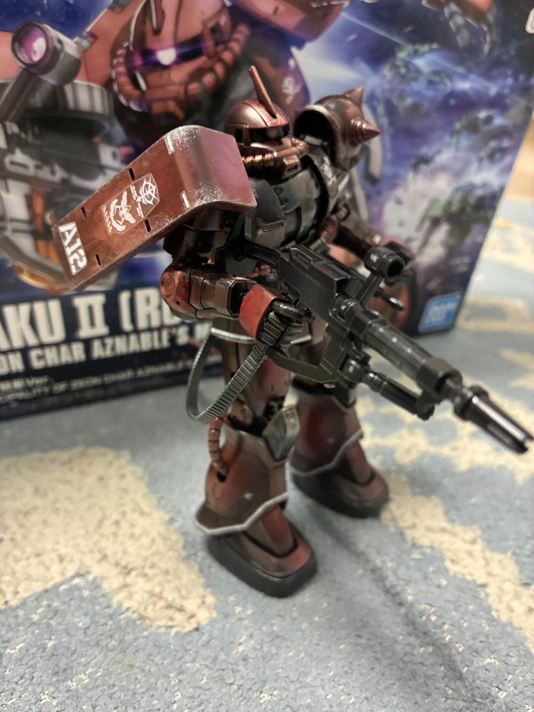 シタデルで汚しを付けて完成させました。