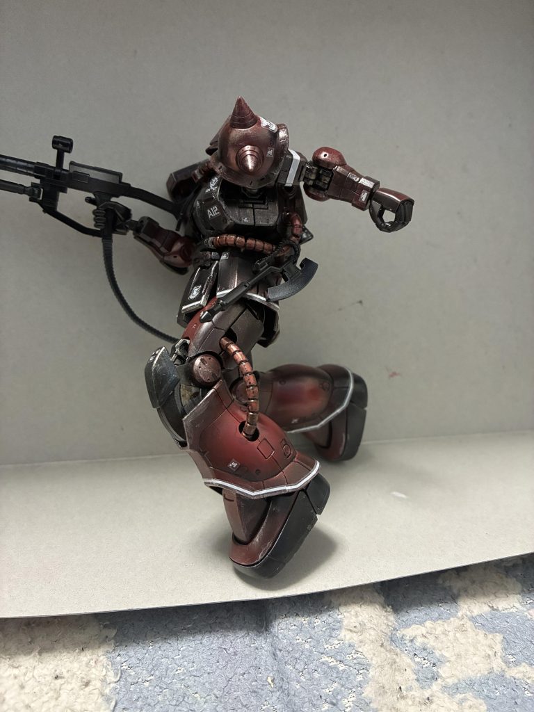 カブトムシみたいな色になっちゃった。