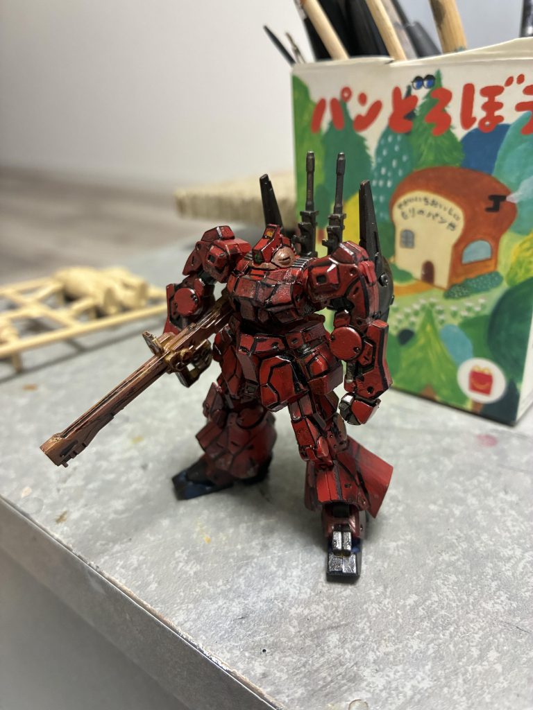 ラストは光沢で作り上げました