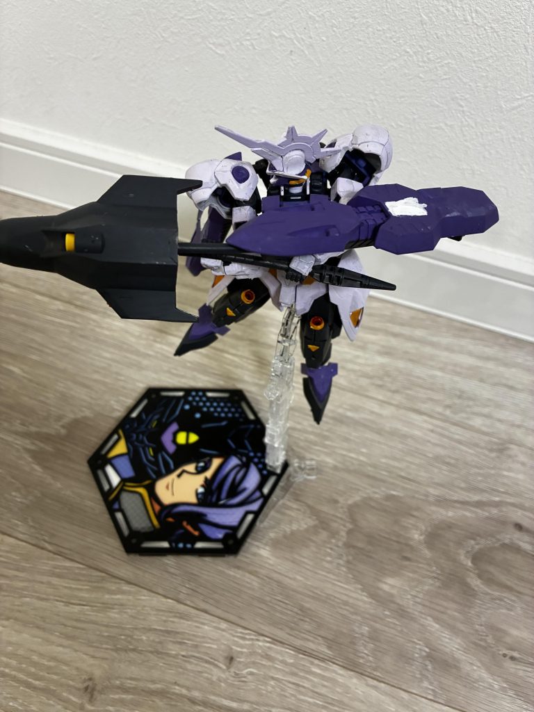 薄い紫が綺麗に塗れたなー🤩