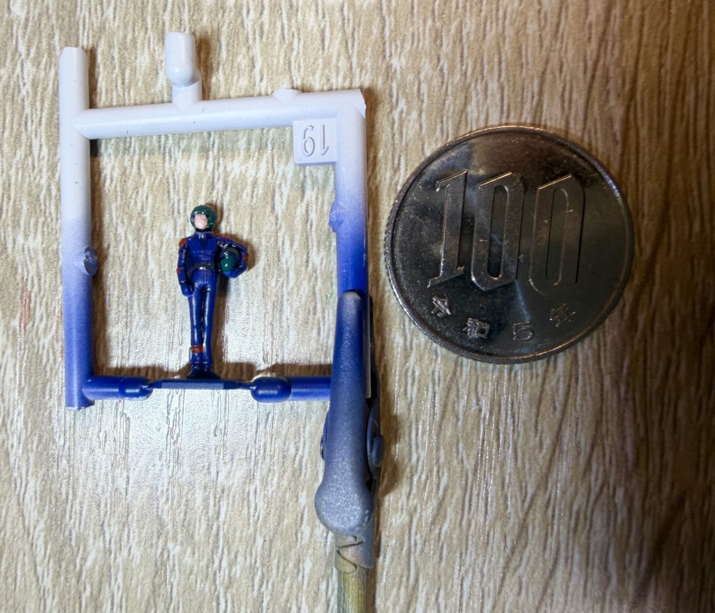 カミーユ・ビダンはランナーのまま保管してあったのでそのまま塗りました。マジでこれが1番しんどかったレベル