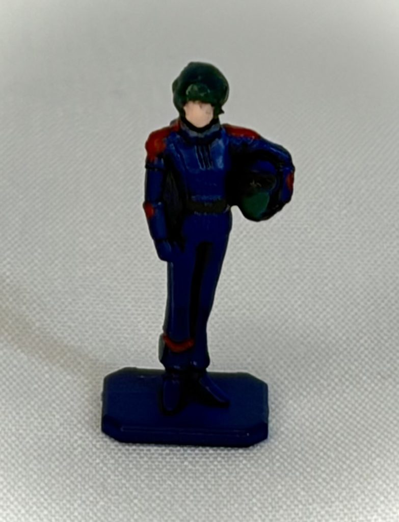 1/100 カミーユ・ビダン(ティターンズ)面相筆毛先0.4でプルプルしながら塗りました😇