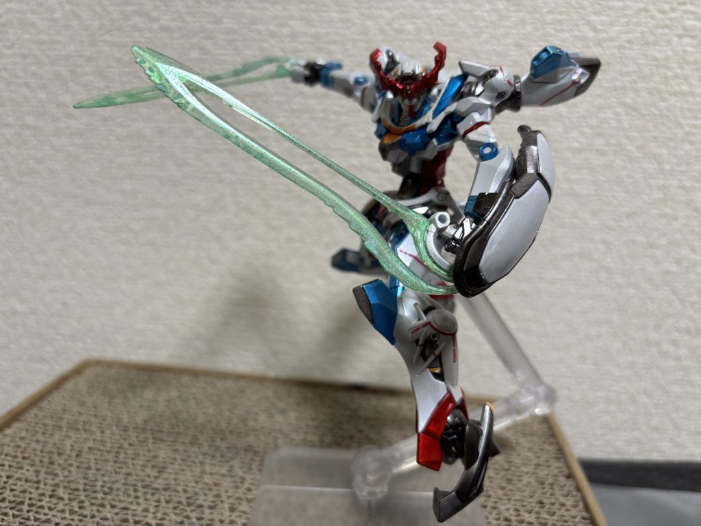 何故か、双刀使いにしてしまった。アニメでは双刀なかったと思いますが、個人的に双刀がカッコいいと思ってます。