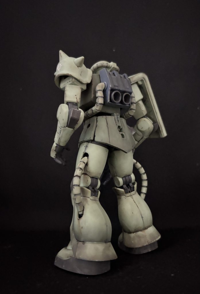 HGUCザクⅡ（ウェザリングモデル）–2枚目/制作者：マサキ軍曹