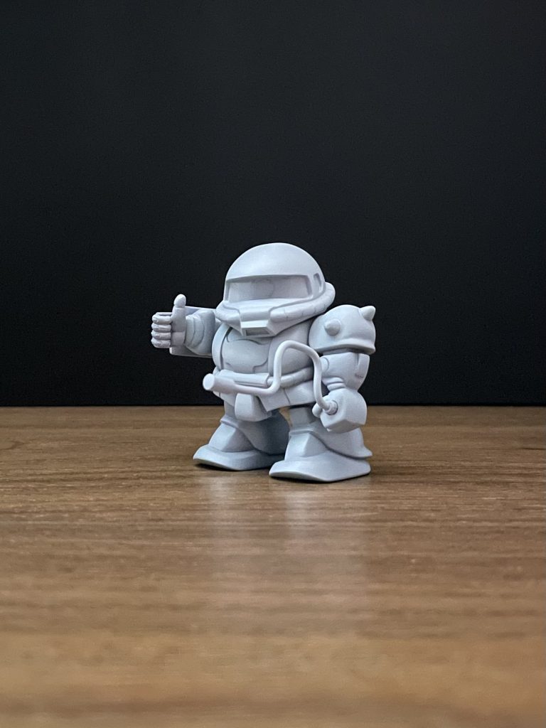 スピードレンチはシャザクの武器の取手とアルミ線とランナーで作成しました。