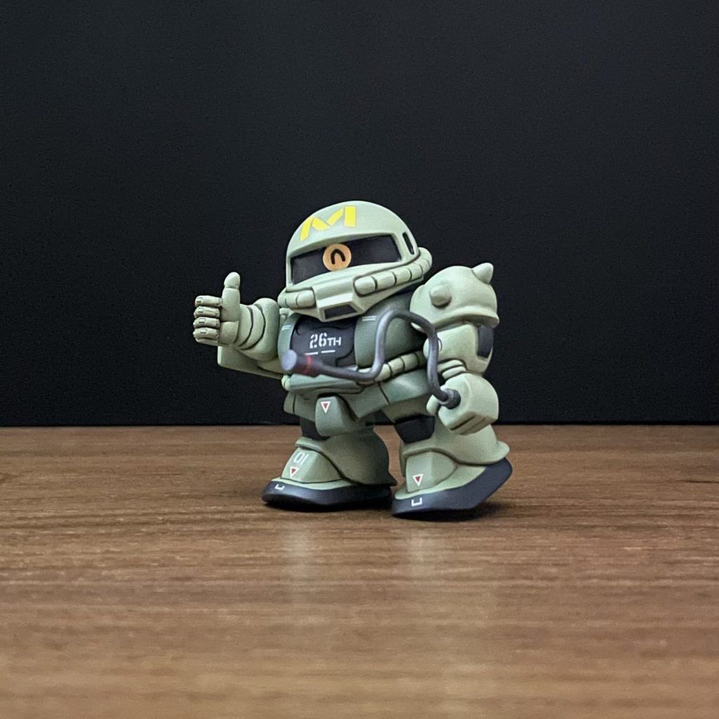 サムさん専用 SD サムズアップしたあのザク｜hos_plamoさんのガンプラ作品｜GUNSTA
