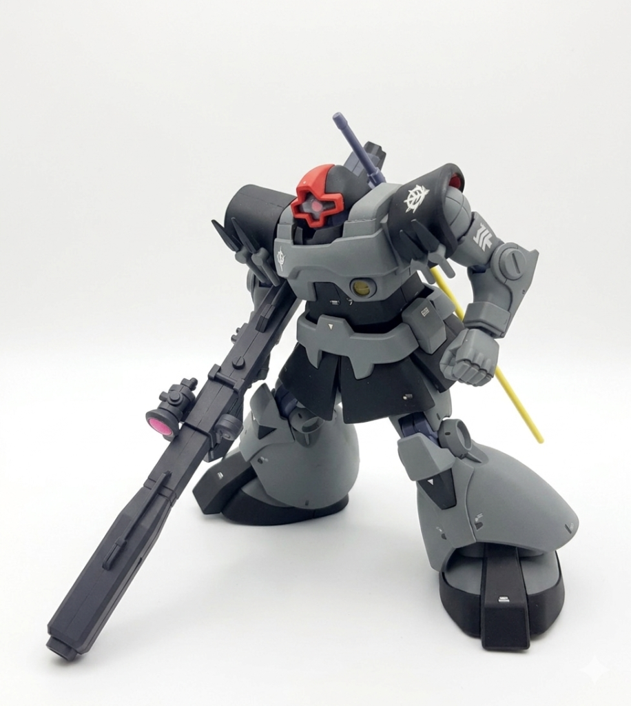 ソロモン決戦時には対艦戦闘を意識してビーム・バズーカを装備しました。