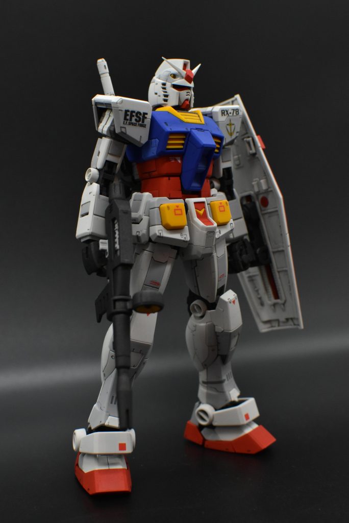 RG ガンダム Ver.1.0 12年越しの全塗装–5枚目/制作者：ファータァ/valents