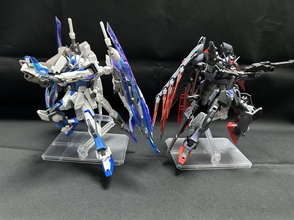 /Dnは2丁のビームライフル/Wpは1丁のビームランチャー&nbsp;/Dnと/Wpは武装コンセプトを反転させています