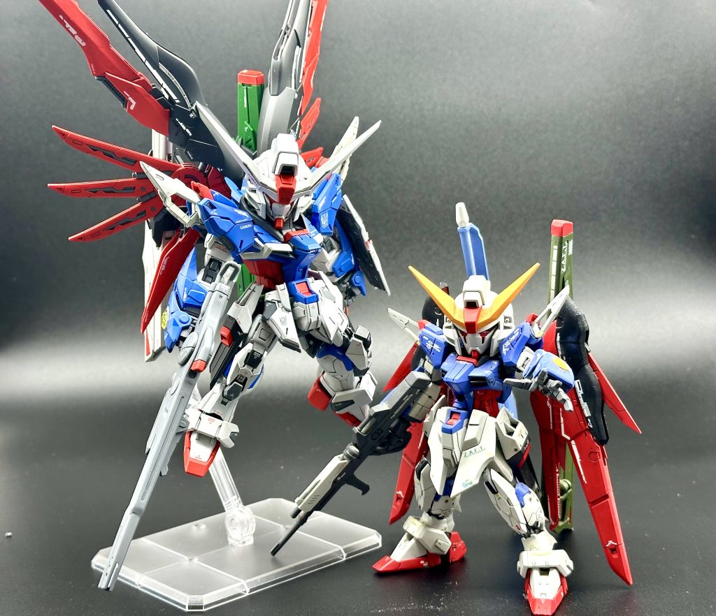 昔作成したRGベースのSDと共に