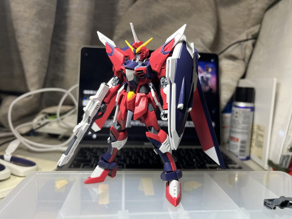 素組の状態。やっぱ塗る前と後で結構質感ガッツリ変わるなぁ。