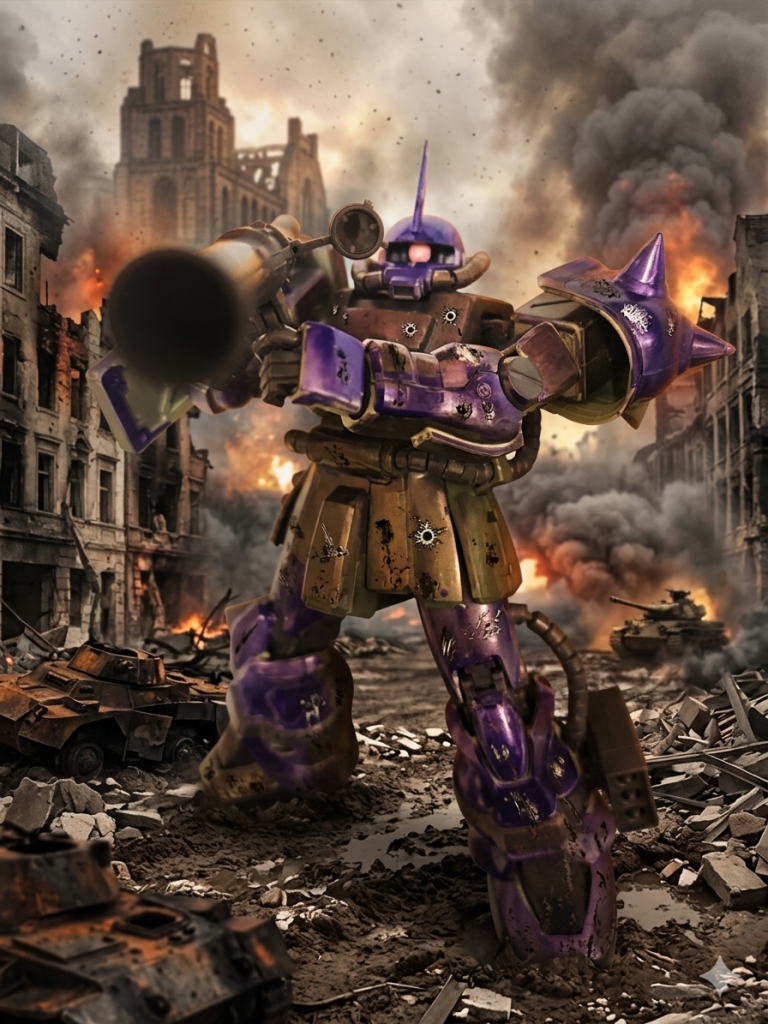 ザクⅡ F2型–4枚目/制作者：@StrikeGz