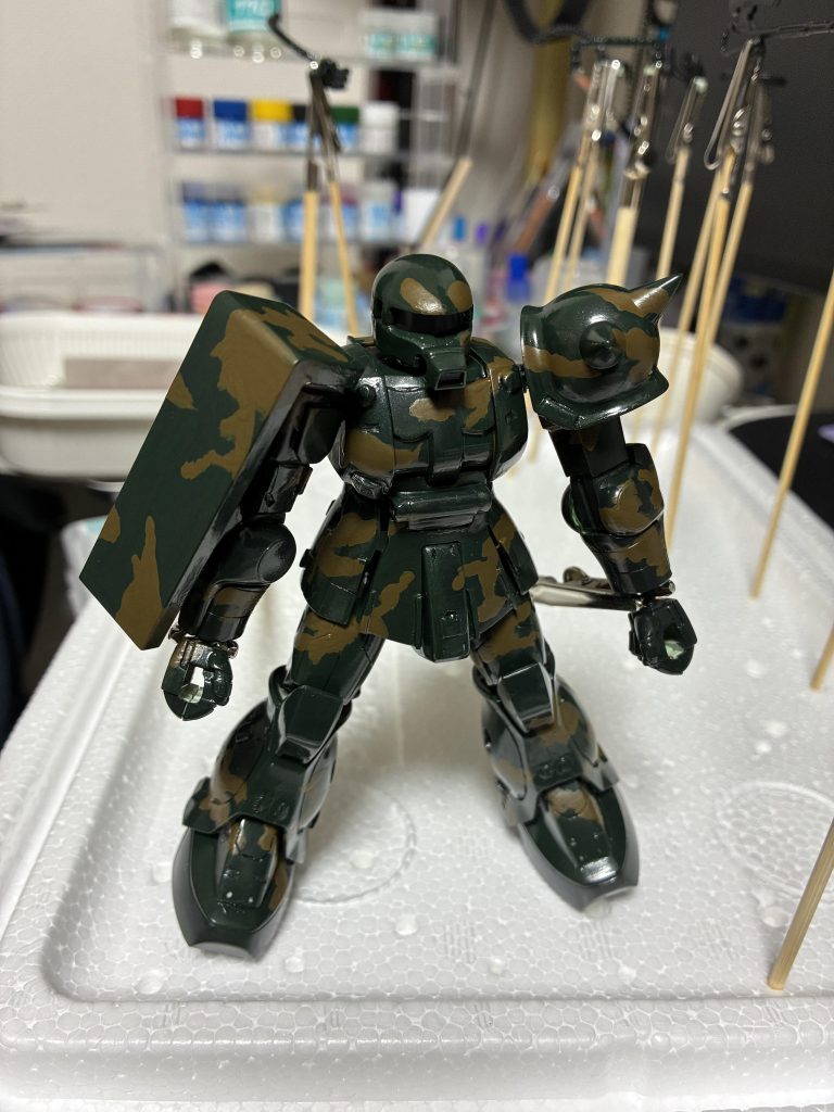 二色塗り時はいい感じでした。