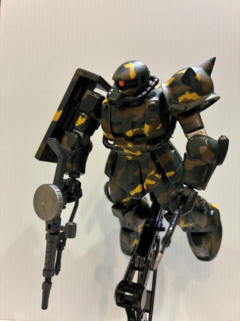 調色が上手くできなかったダークイエローがやや派手かと思われましたが、つや消しによりいい感じに落ち着きました。