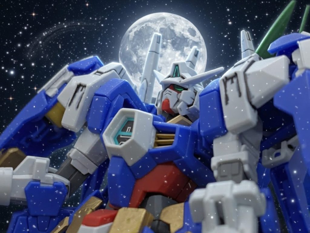 AGEらしくひさしから覗く目をやりたかったので近接でパシャリAGE-1はやはりかっこいい