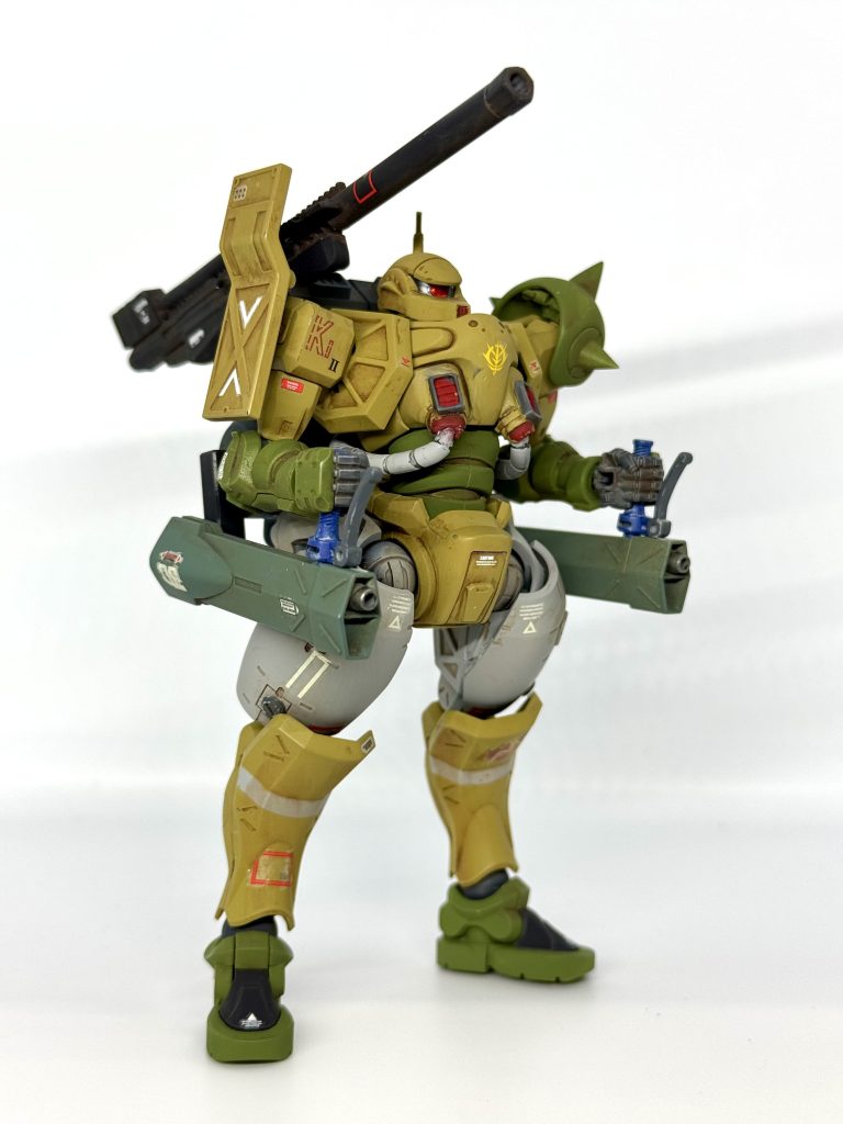 勝手にGQ-MSVシリーズ④ ザクキャノンGQuuuuuuxは正史の宇宙世紀とは別の世界線、ジオン勝利のIF、よく知る姿とは異なる形で登場するMS…なあたりが魅力的な設定に感じています。劇中では登場する機会がなかったけどあのMSはGQ世界ではこんなだったんじゃないか…？、を想像力をはたらかせつつ作ってます。公式でもMSV展開してほしいところです。