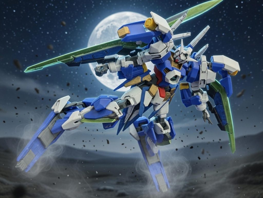 そして高速起動モードのレイザーブレイド装備状態。レイザーの時の挙動をシグルの時の機動力で行うというかなり攻撃的な形態です