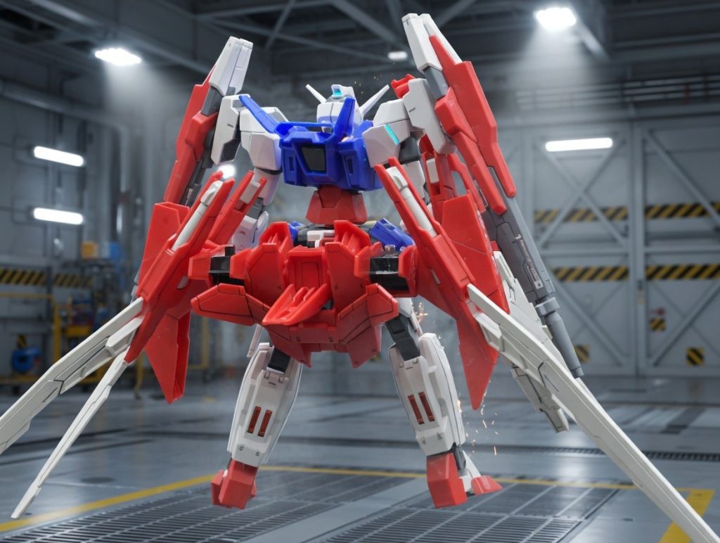 全身を前後からバックショットはダブルバレッドからだいぶ迫力が増してます