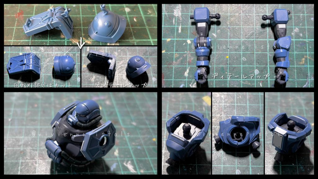 ギャビー・ハザード専用ザク　ジークアクスvar.–3枚目/制作者：ヴィヴィアンピストルズ