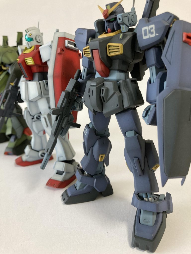 先ずは『黒いガンダム』ことガンダムMk-2デザインとカラーリングが衝撃的でした