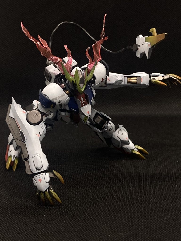 ガンダムバルバトスルプスレクス 黒立上塗装
