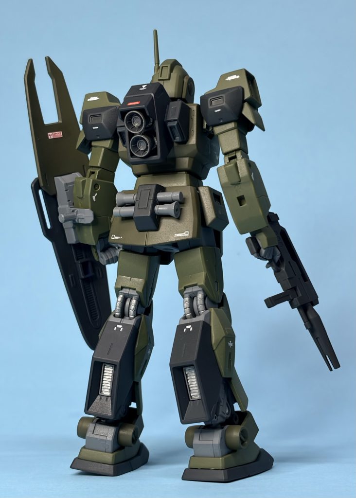 ダークグリーンを主にオリーブドラブ1で強弱、ジャーマングレーで重量感を上げてみました。