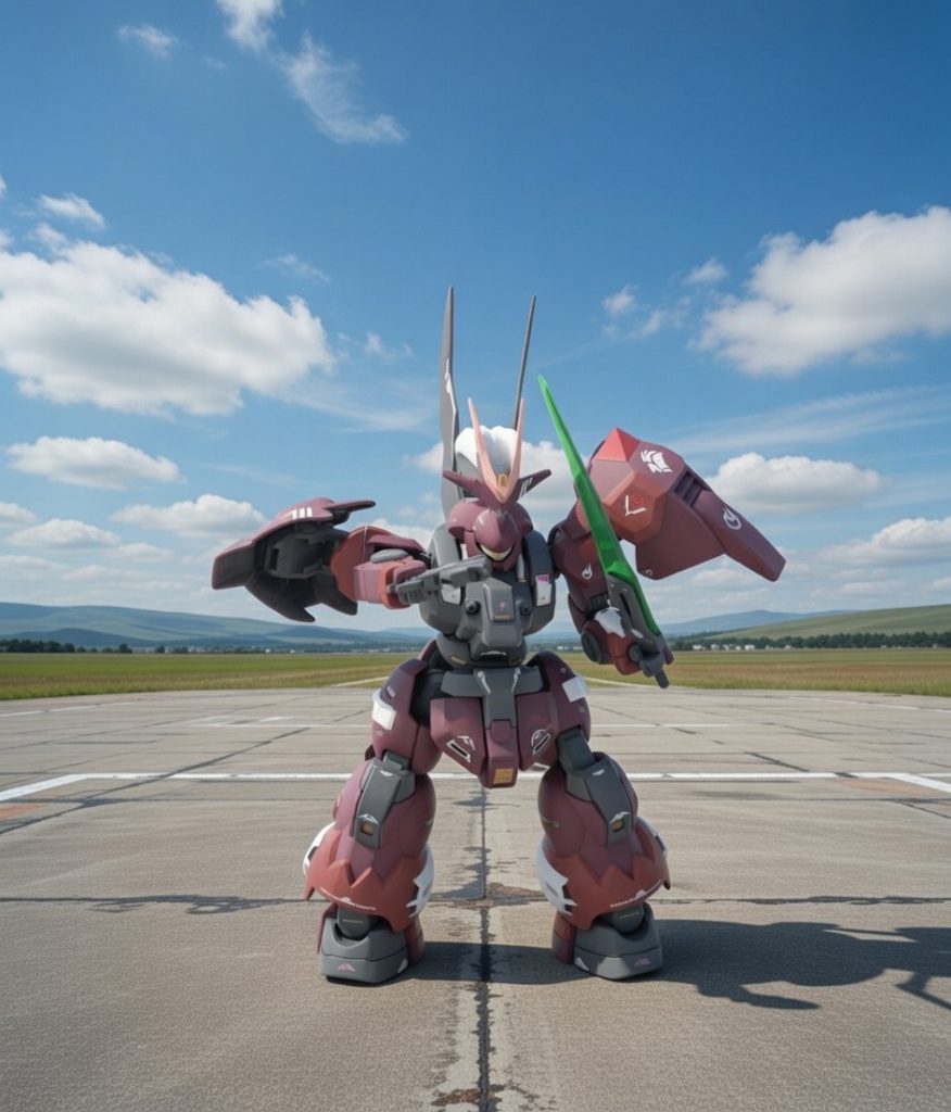 1st世代のオジ様としては、水星の機体はスタイルが違い過ぎて、正直好みでは無いだったら、水転写デカールとセットで買ってんじゃねーよって感じだけど、入手性の良さからついつい購入いざ使ってみると、1stには無いマッチョさが良く、以前作ったダリルバルデも含めて、結果お気に入り