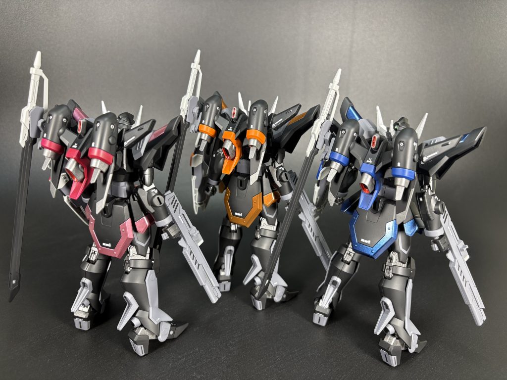 3機同時製作はさすがにモチベ維持が大変でした勝手はわかってるんでサボれるとこはサボりましたが…笑