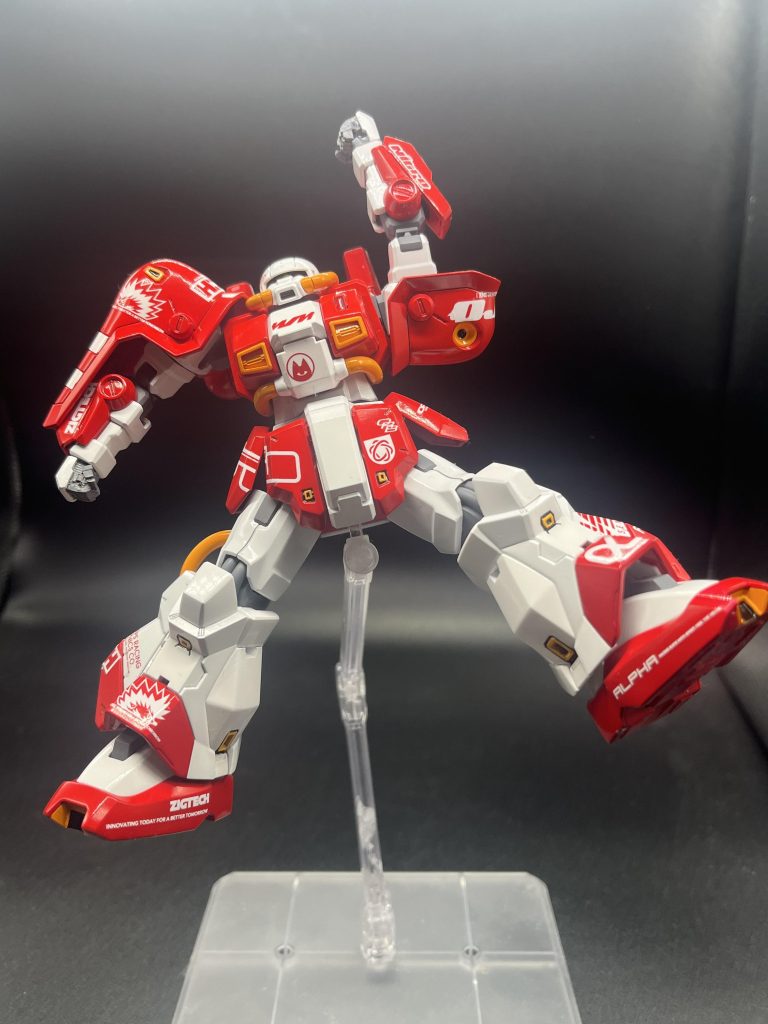 一応お馴染みのポーズも。