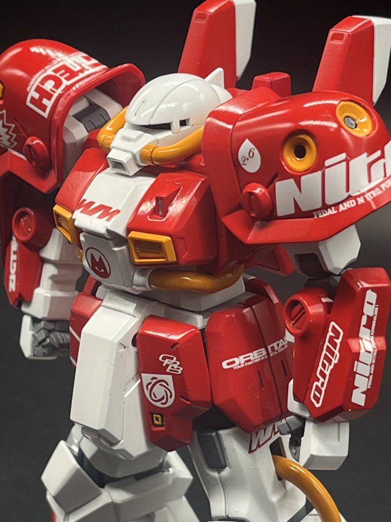 HGUCホビーハイザックMSレーサー仕様、全塗装