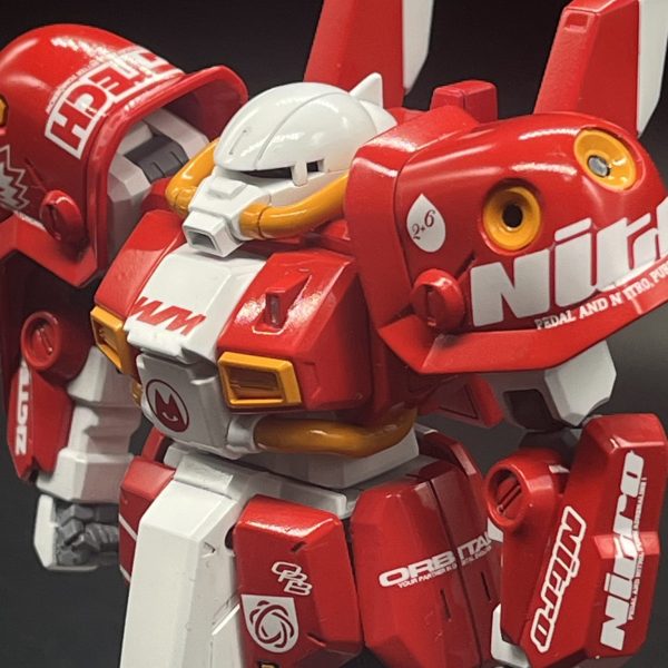 HGUCホビーハイザックMSレーサー仕様、全塗装