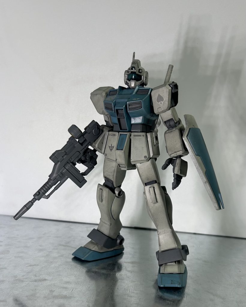 汚名挽回でも間違ってない、とフォロー的に言われていても何だか釈然としない…！ジム寒冷地仕様…の改造機です。寒冷地仕様って考えてないんでD型です。&nbsp;