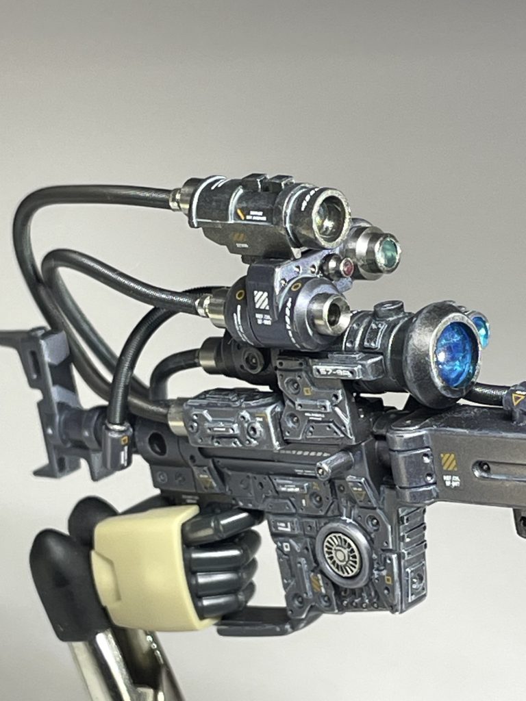 HG ザクⅠスナイパー ビームライフル + ヘッドスコープ