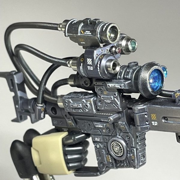 HG ザクⅠスナイパー ビームライフル + ヘッドスコープ