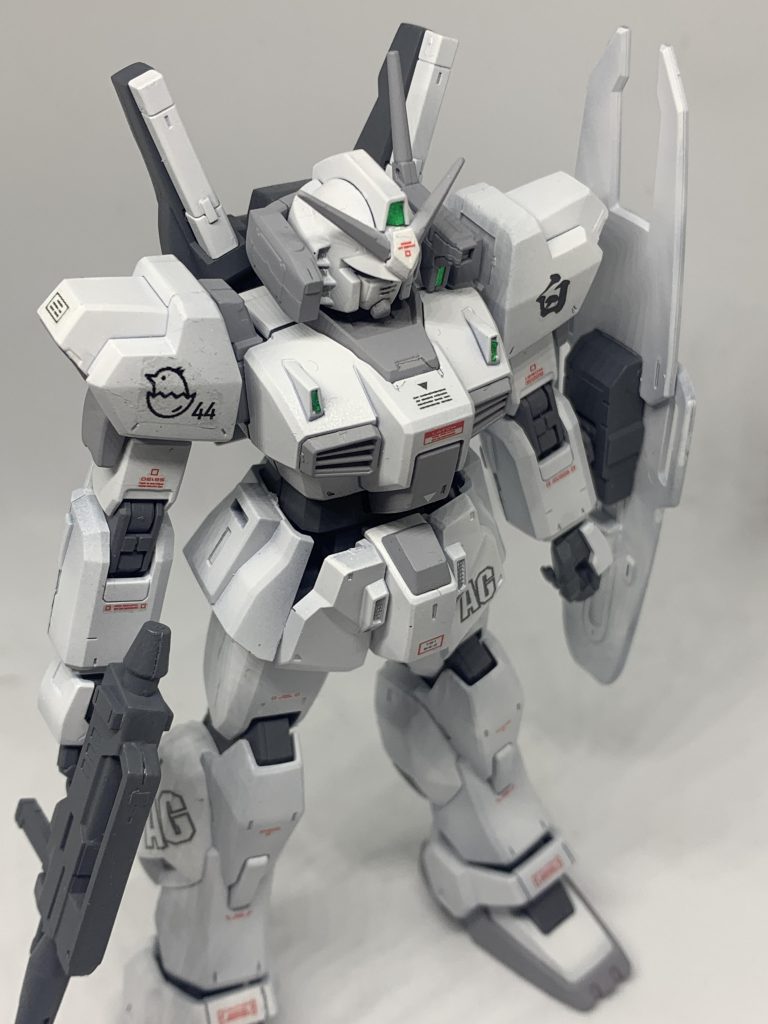 スノーホワイト？でぴよぴよぱっか～んなガンダムＭｋ-II(ガンダムＭｋ-II 川崎純情小町吉川佳那専用機)–4枚目/制作者：aoki_rightning-ff13